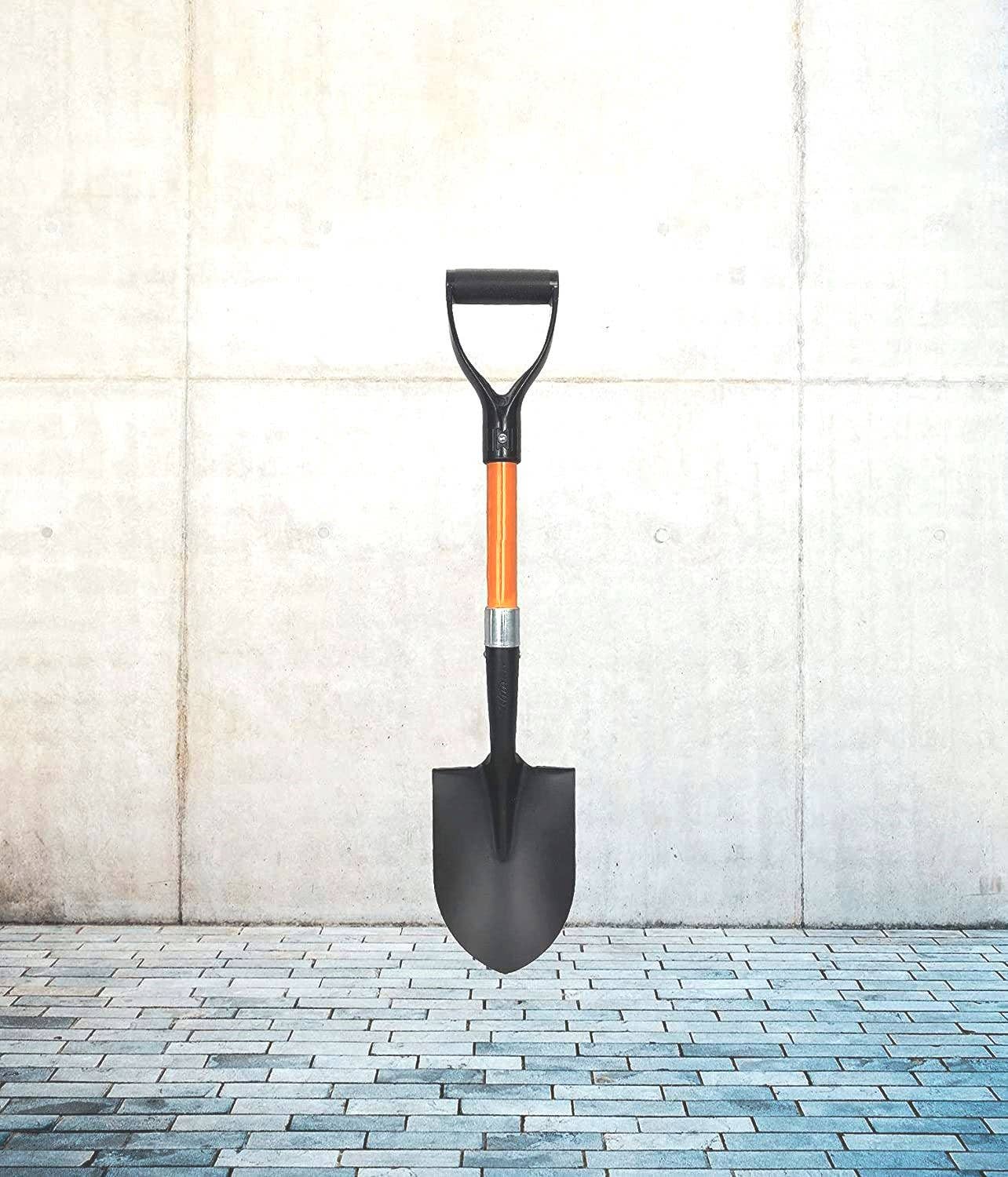 Ashman Online - Wholesale Garden Tool - Ashman Round Shovel (Medium) – (2 Pack) – 27 Inches in Length, Durable Handle, Round Shovel with Comfortable Grip with a Sturdy Blade, Multipurpose Premium Round Point Blade Shovel.10