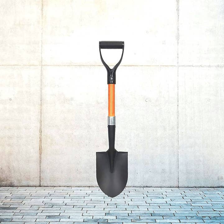 Ashman Online - Wholesale Garden Tool - Ashman Round Shovel (Medium) – (2 Pack) – 27 Inches in Length, Durable Handle, Round Shovel with Comfortable Grip with a Sturdy Blade, Multipurpose Premium Round Point Blade Shovel.10