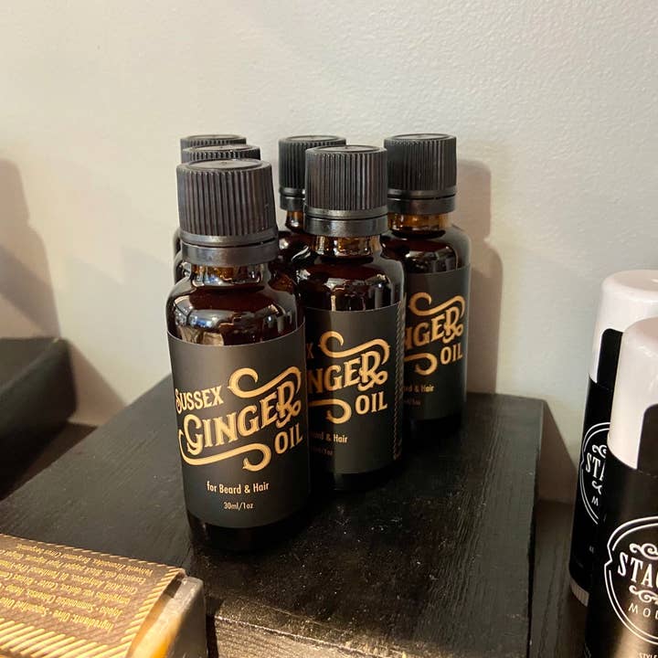 The Sussex Beard Oil Merchants – wholesale Beard styling product – Ginger Beard Oil For Men - Conditioner & Moisturizer - Vegan