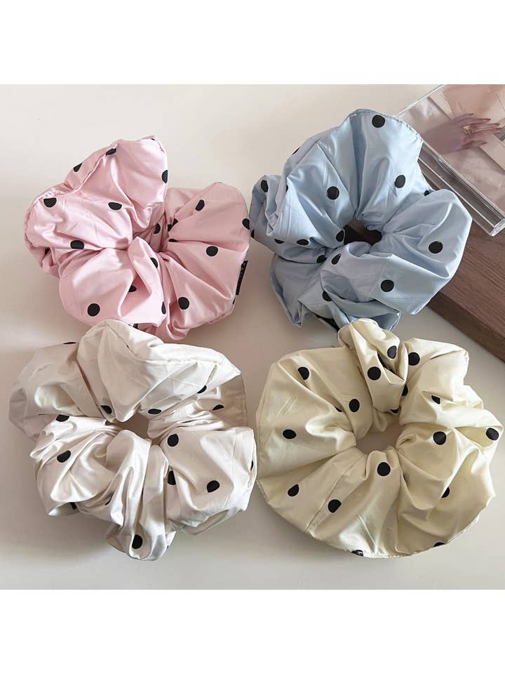 Gifty - Soft Voluminous Polka Dot Scrunchie for wholesale by WEST AUSSIE SUPPLIES