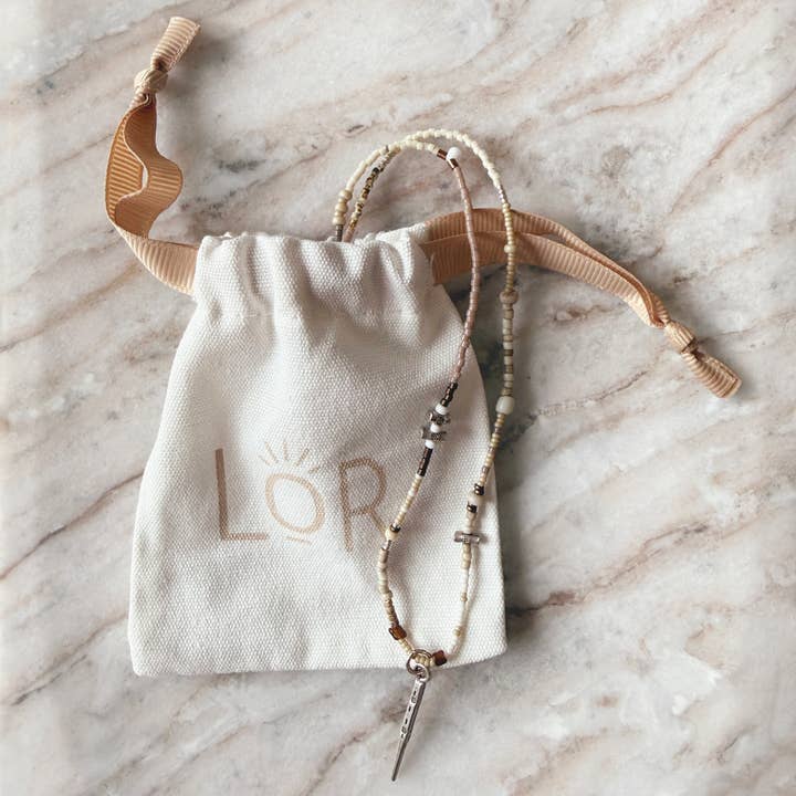 LoR - Wholesale Beaded/Pearl Necklace - Black Minimalist Beaded Necklace | LoR Core2