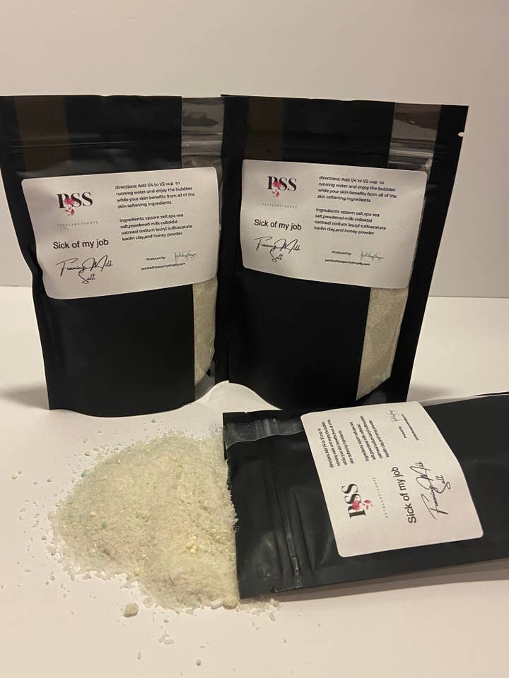 Syg af mit job for engroshandel hos Petalsoftsoaps