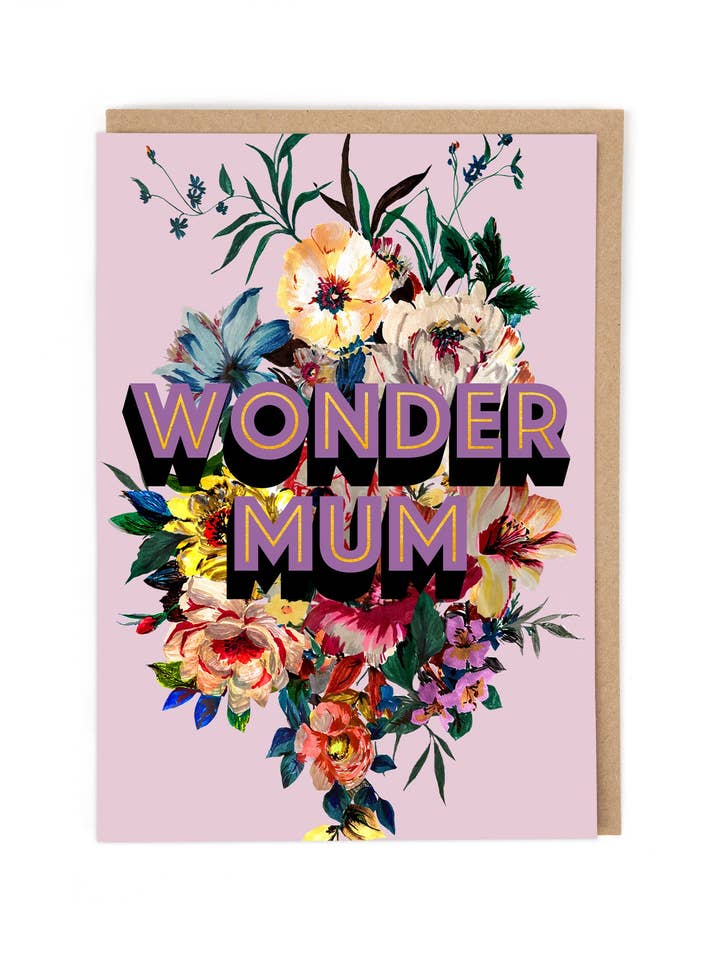 WONDER MOM for wholesale by Cath Tate Cards