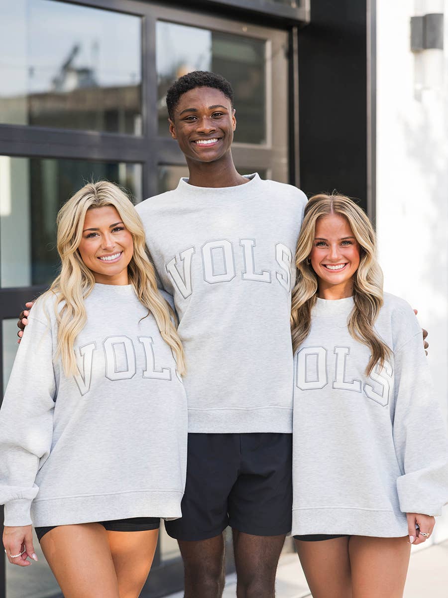 Southern Made Tees - Wholesale Graphic Sweatshirt - Women's - Tennessee "VOLS" Applique Mock-Neck Sweatshirt2