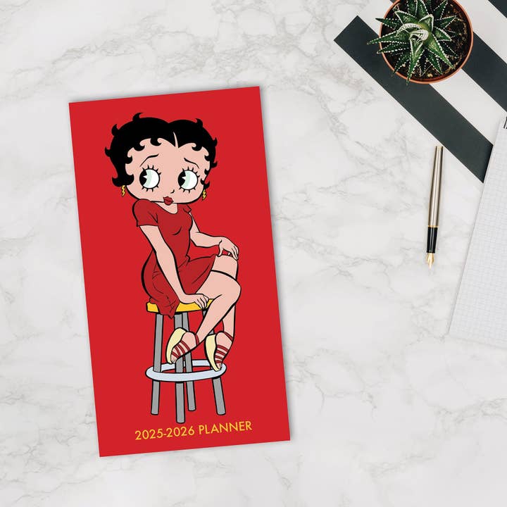 Willow Creek Press & Gifts - Wholesale Planner - Betty Boop 2025 2-Year Monthly Pocket Planner