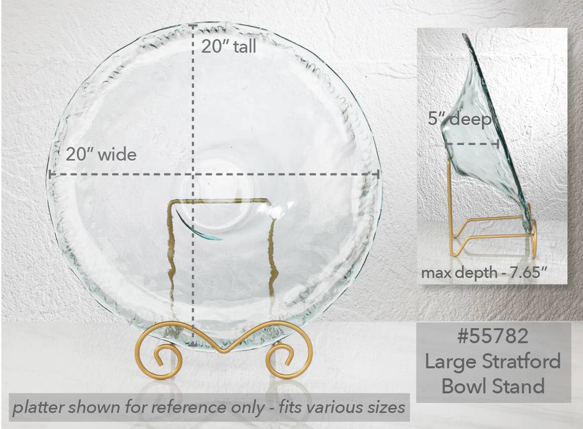 Tripar International - Wholesale Easel - Large Stratford Metal Bowl Easels9