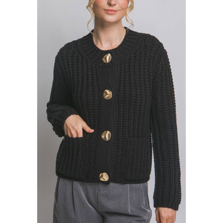 Cardigã de Malha Grossa por atacado de HiteJeans