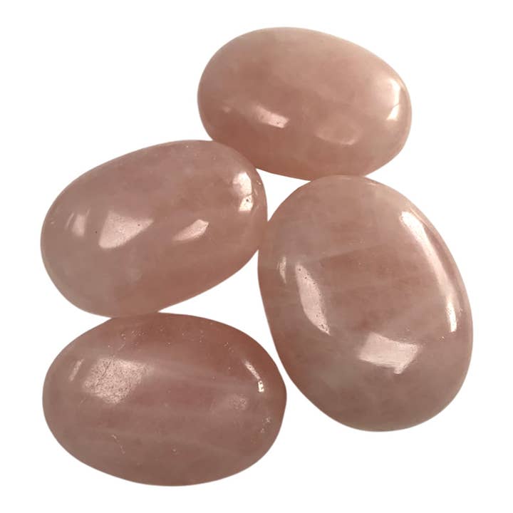 VIE - Wholesale Spiritual Stone/Crystal - Palm Stone, 5-7cm, Rose Quartz