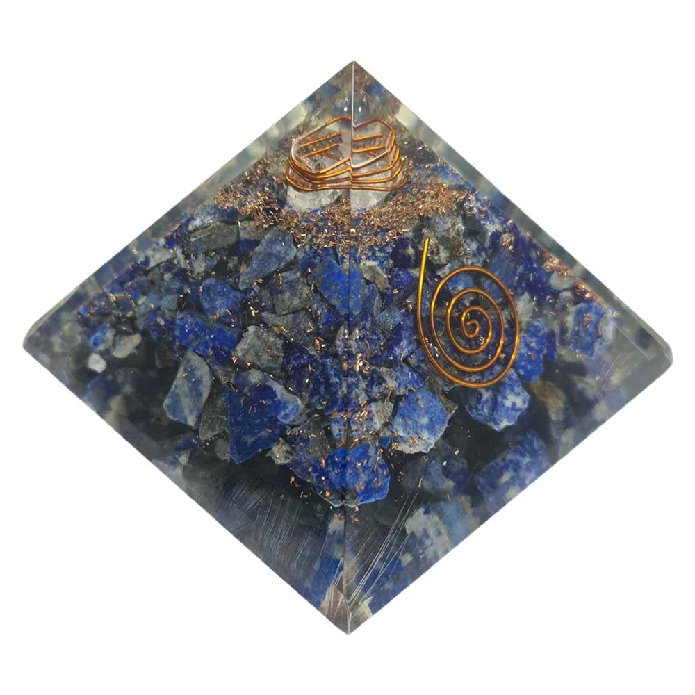 VIE - Wholesale Spiritual Stone/Crystal - Orgone Reiki Healing Pyramid - Energy Cleansing, 7.5cm3