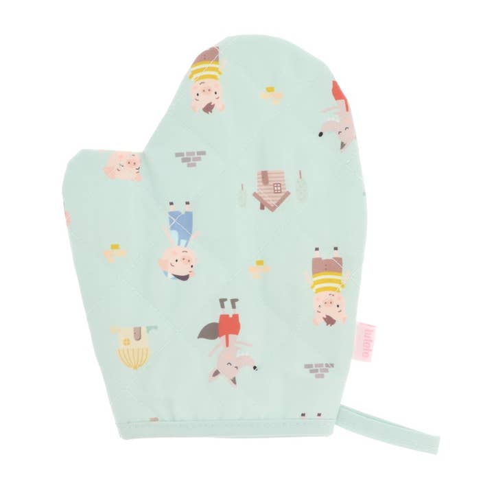 Tutete - Wholesale Apron – Kids - The Three Little Pigs Apron and Oven Mitt Set3