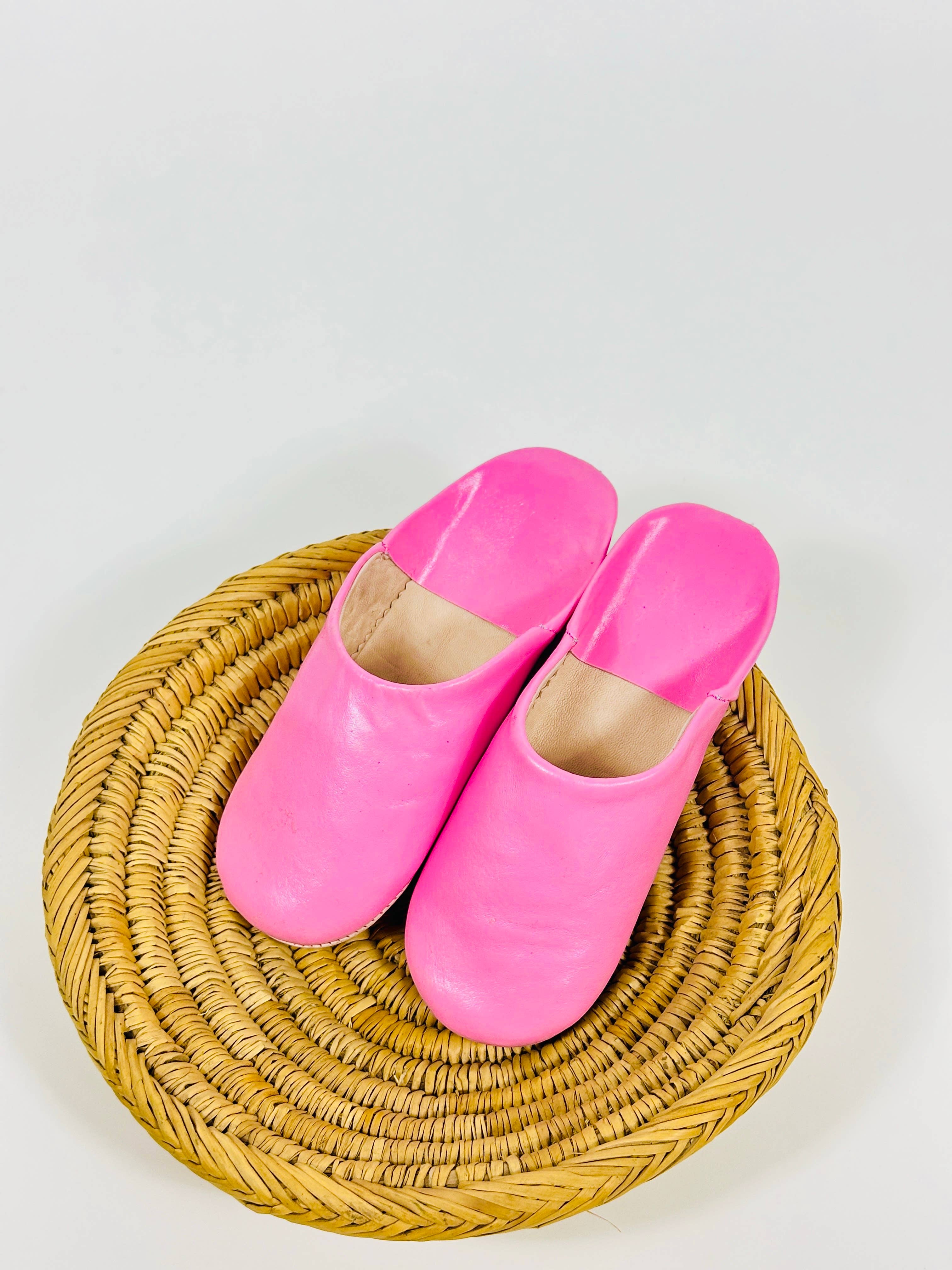 Moroccan House - Vente Chaussons – femme - Babouches marocaines en cuir fait main pour femmes - Chaussures7