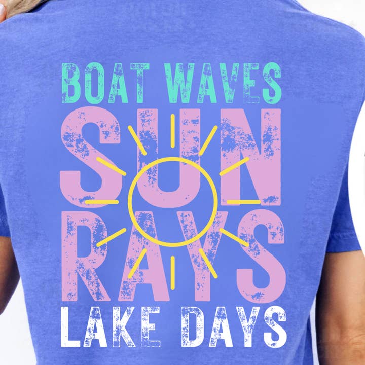 Boat Days LAKE Shirt-- CUSTOM TO YOU for wholesale by The Ruffled Rhino