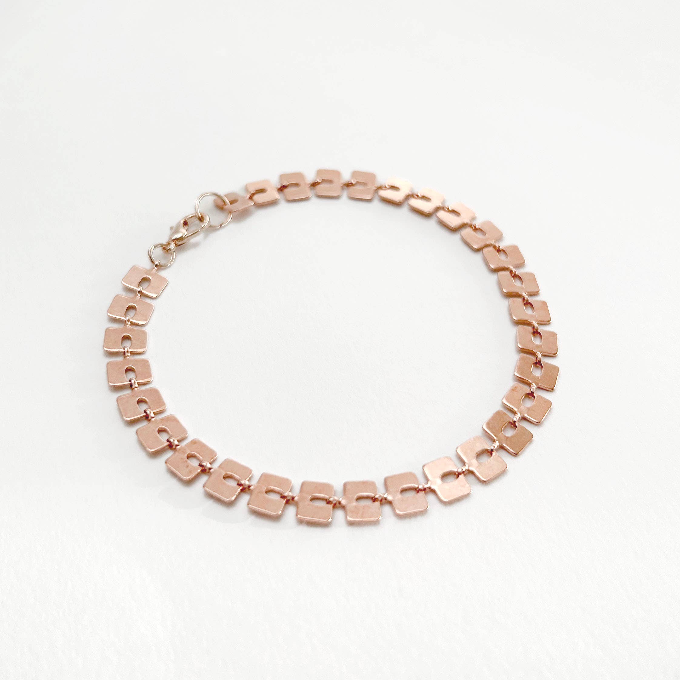 Industrial Jewellery Ltd – wholesale Link & chain bracelet – Mabel Bracelet Rose Gold0