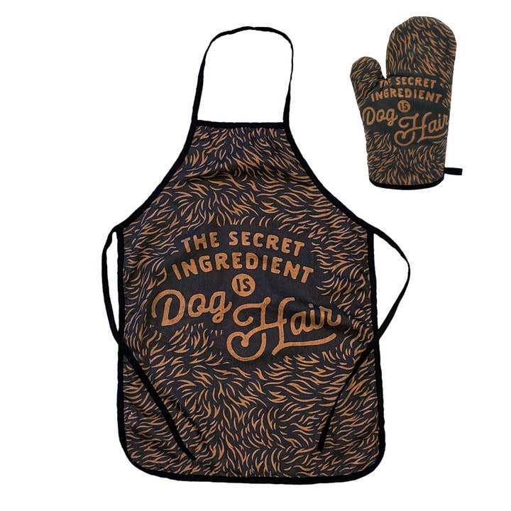 The Secret Ingredient Is Dog Hair Dog Graphic Kitchen for wholesale by Crazy Dog T-Shirts