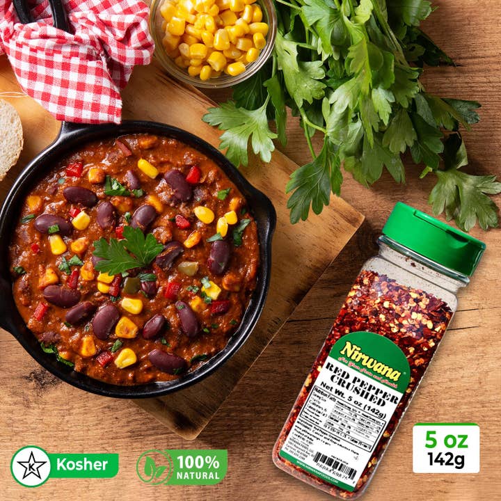 Kings Group Distribution - Wholesale Dried spice - Nirwana Crushed Red Pepper Flakes – 5oz Jar3