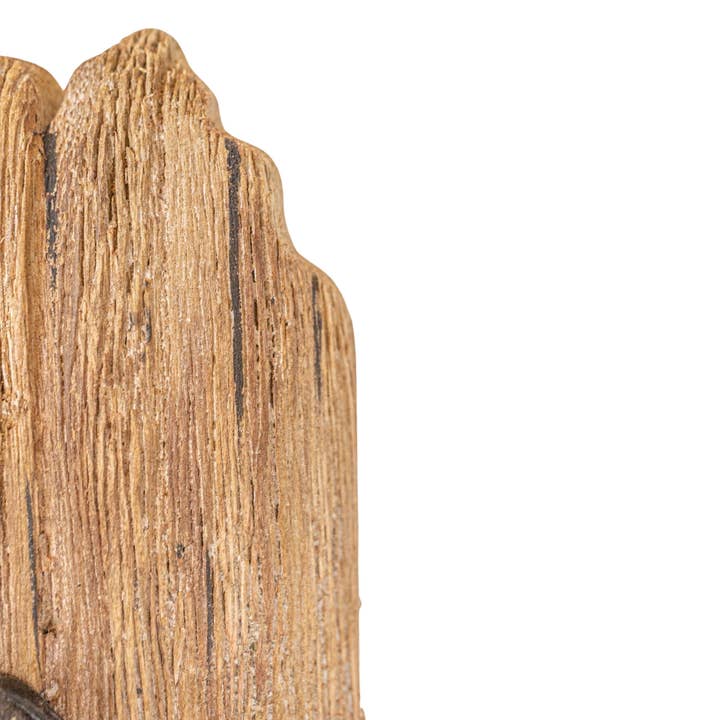 Foreside Home & Garden - Wholesale Wall Hook - SALE - Gabriella Wall Decor Hook Natural Wood & Metal