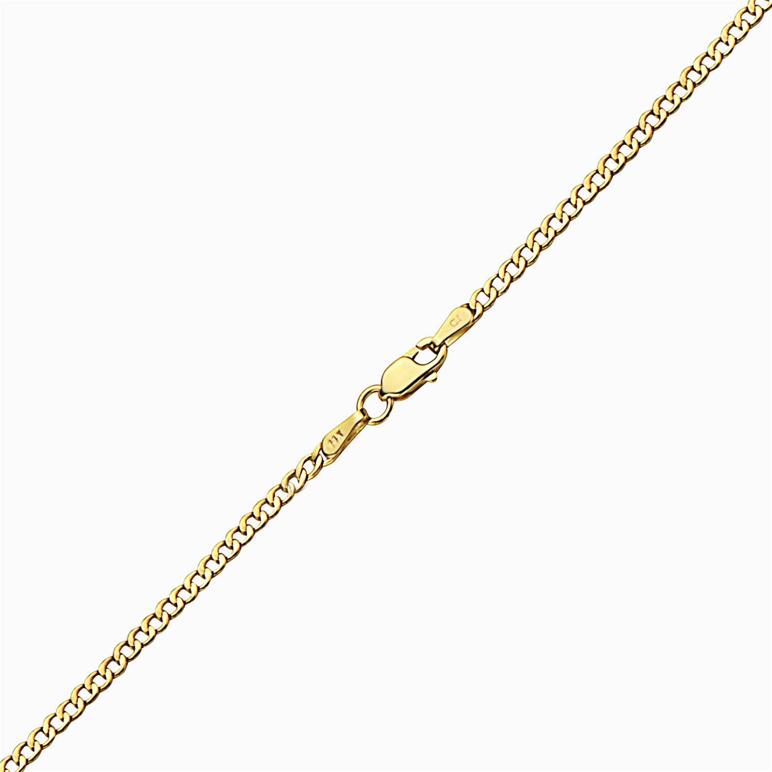 Pori Jewelry - Wholesale Link & Chain Necklace - 14K GOLD CURB CHAIN NECKLACE3