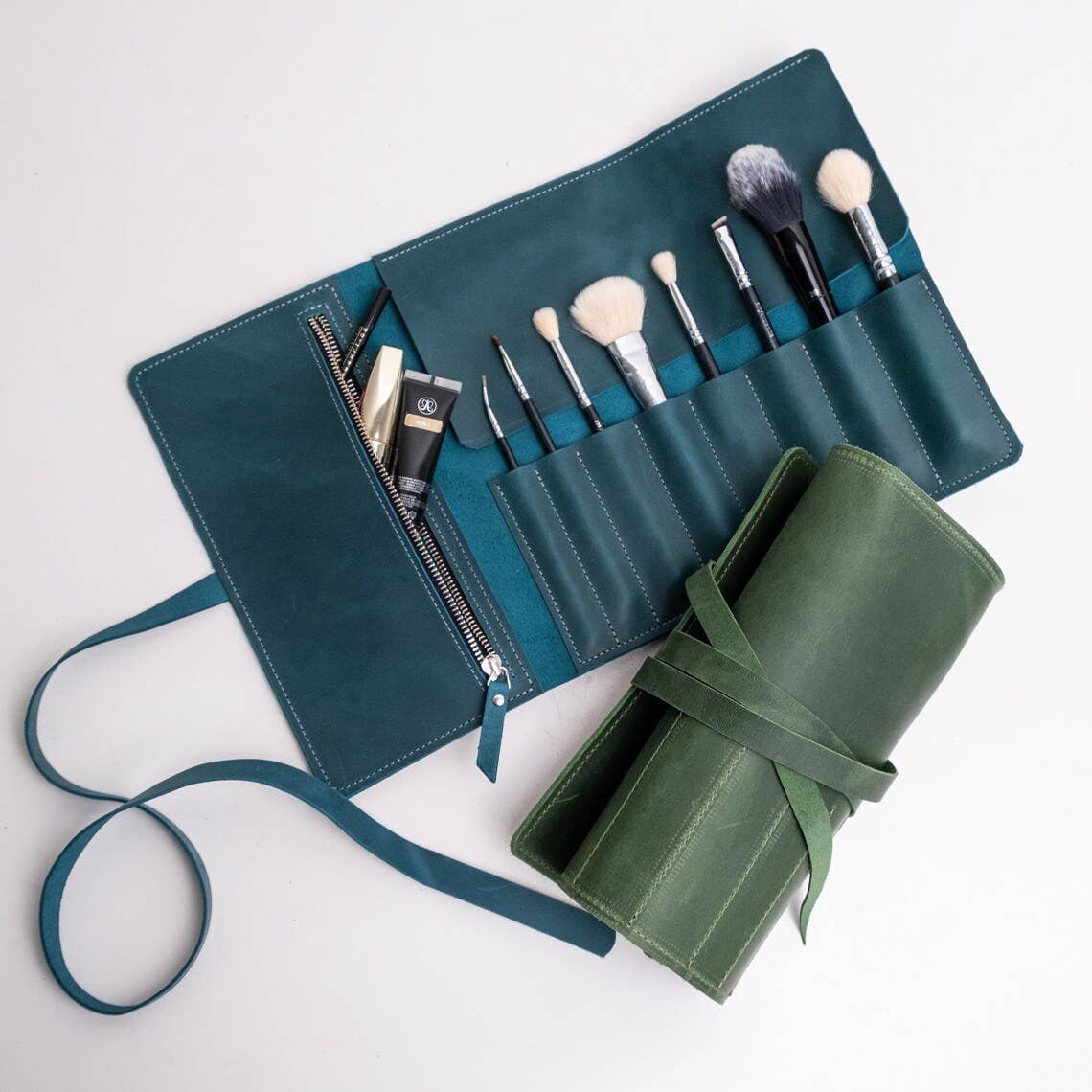 Pikore - Wholesale Makeup Brush Set - Leather Makeup Brush Roll0