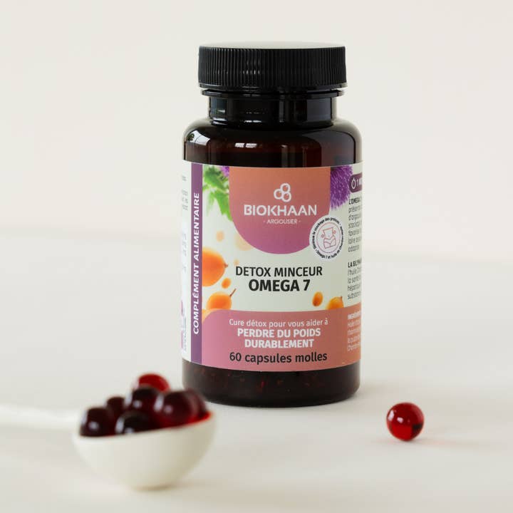 BIOKHAAN - Wholesale Oral Supplement/Vitamin - 60 SLIMMING DETOX SOFTGELS / SEABUCKTHORN - MILK THISTLE4