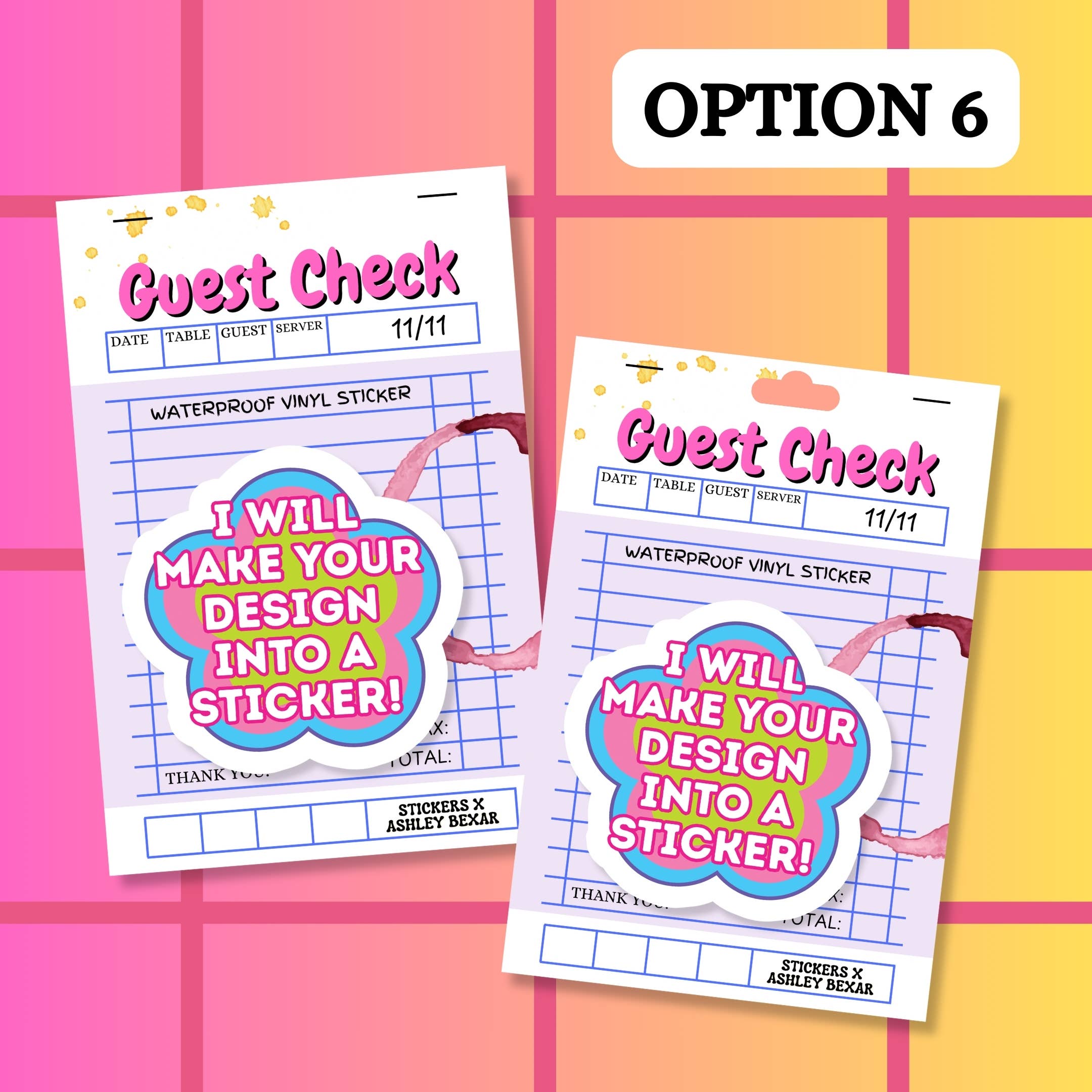 Stickers+ X Ashley Bexar - Wholesale Sticker - Custom Waterproof Vinyl Sticker (Your Design)7