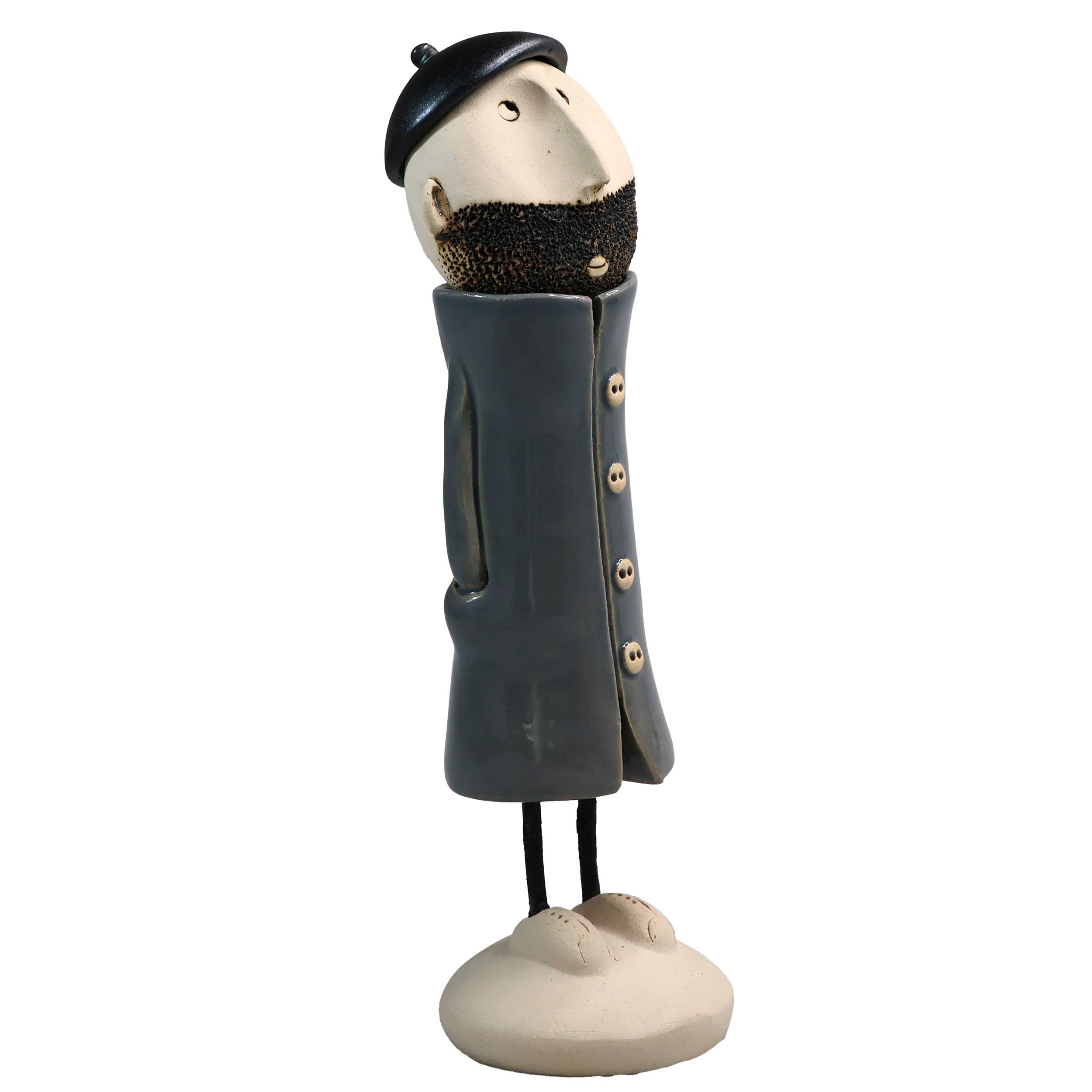 Enigma Supplies – wholesale Decorative figurine – MiGC with Beard Ceramic Figurine| Various Colours4