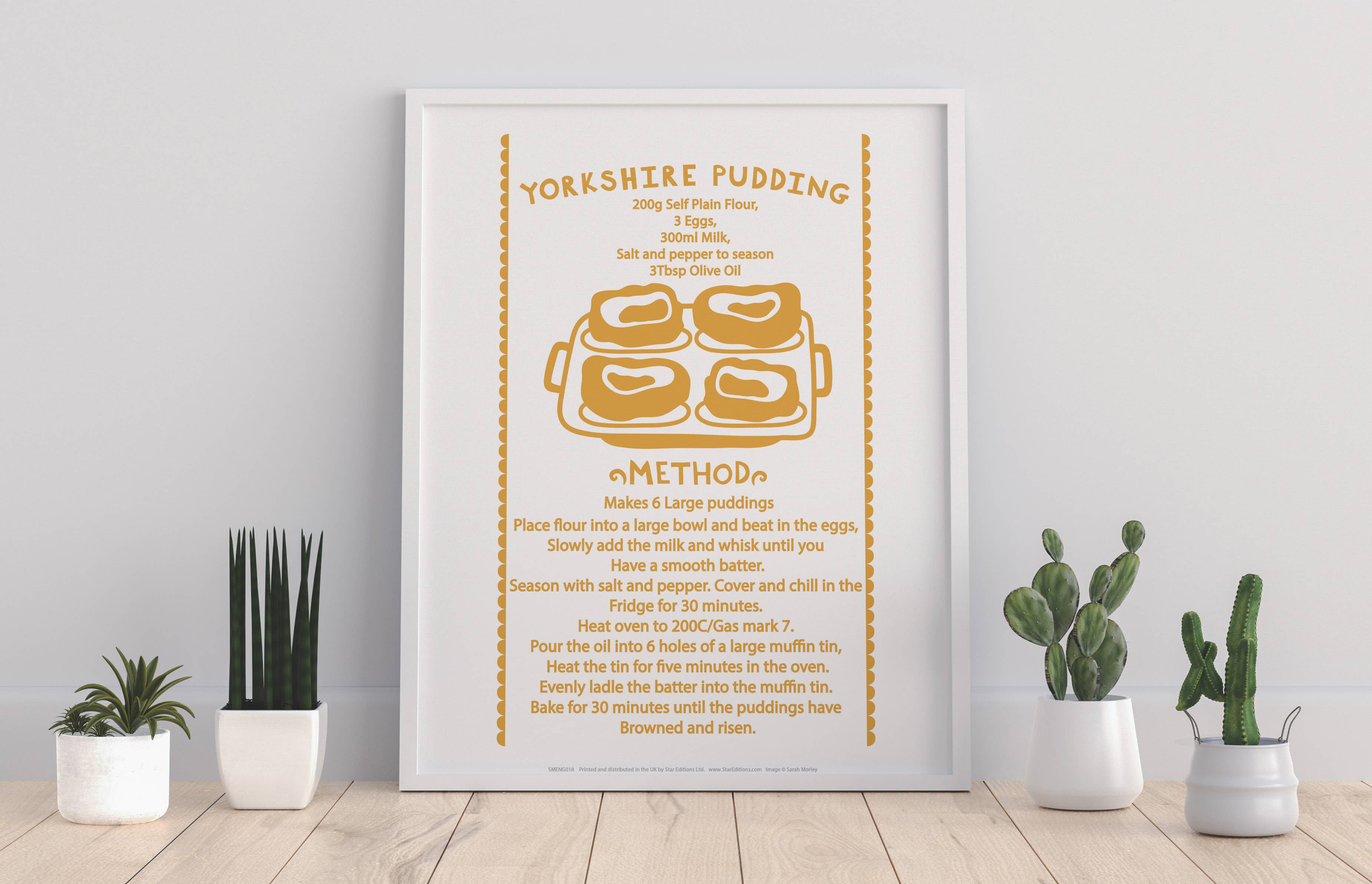 Star Editions - Vendita all'ingrosso Stampa artistica - English Recipe - Yorkshire Pudding - Stampa artistica premium 11X14»0