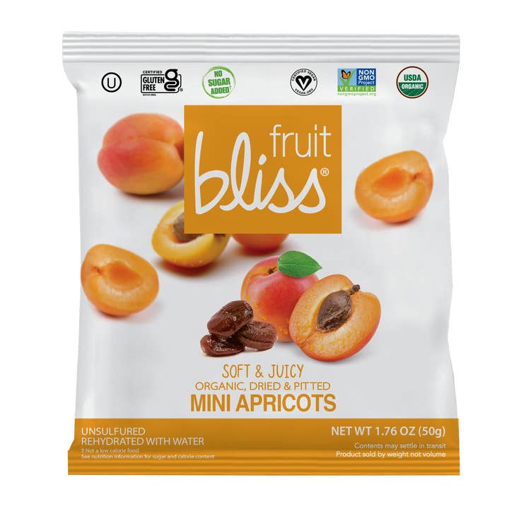 Fruit Bliss - Wholesale Dried/Dehydrated Fruit - Organic Soft & Juicy Turkish Mini Apricots1