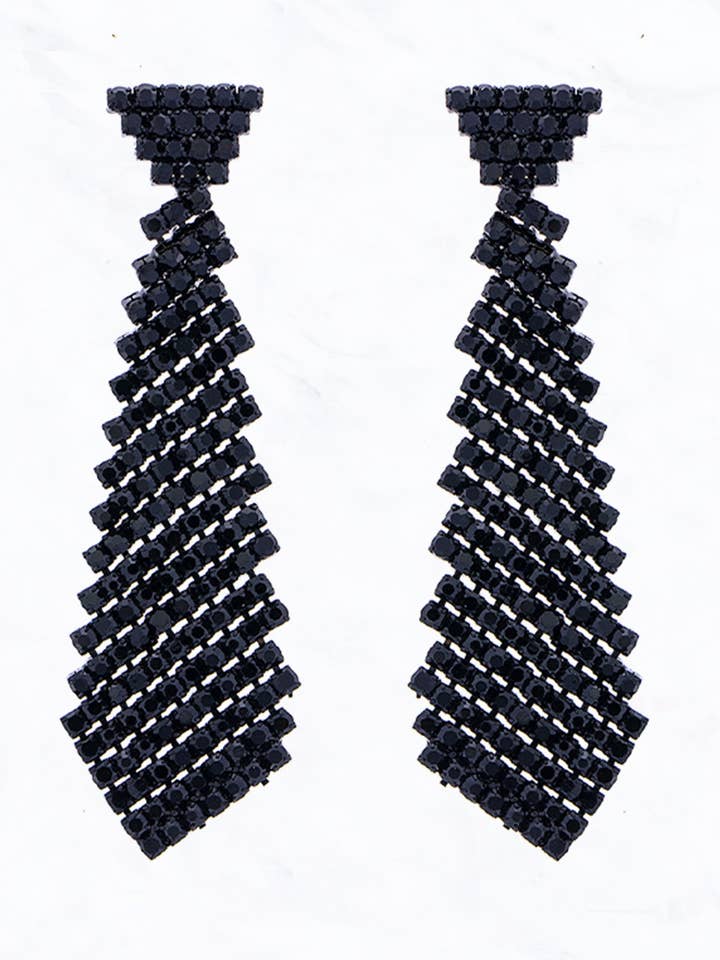 Rhinestone slips ørering for engroshandel hos Suzie Q USA