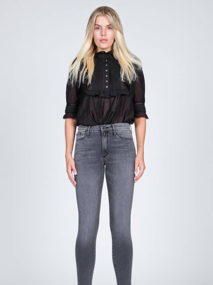 Gisele High Rise Skinny, 50 tonos de gris para venta al por mayor de Black Orchid Denim