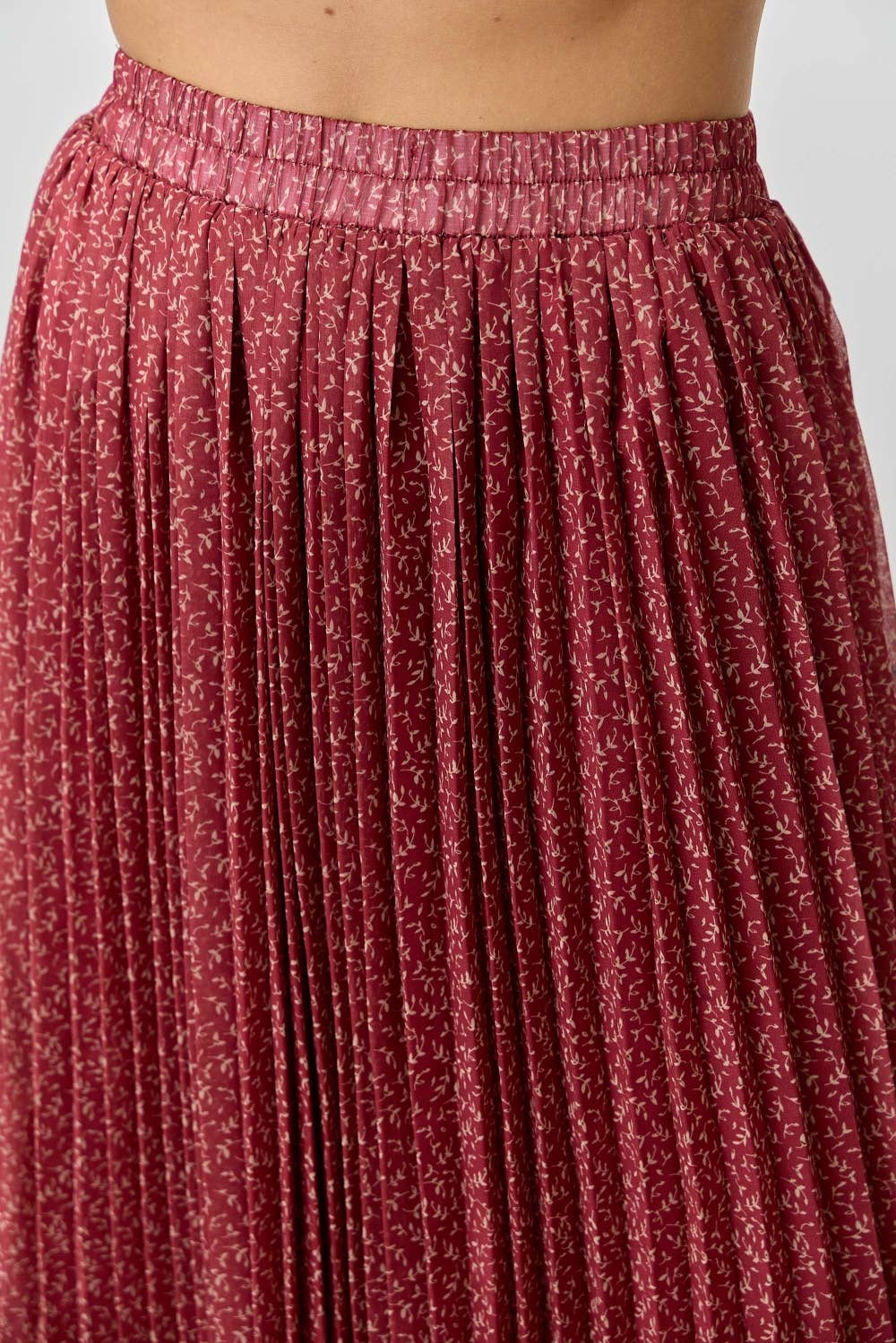 Polagram by Wellmade USA - Wholesale Skirt - Women's - FLORAL PRINT MIDI SKIRT4