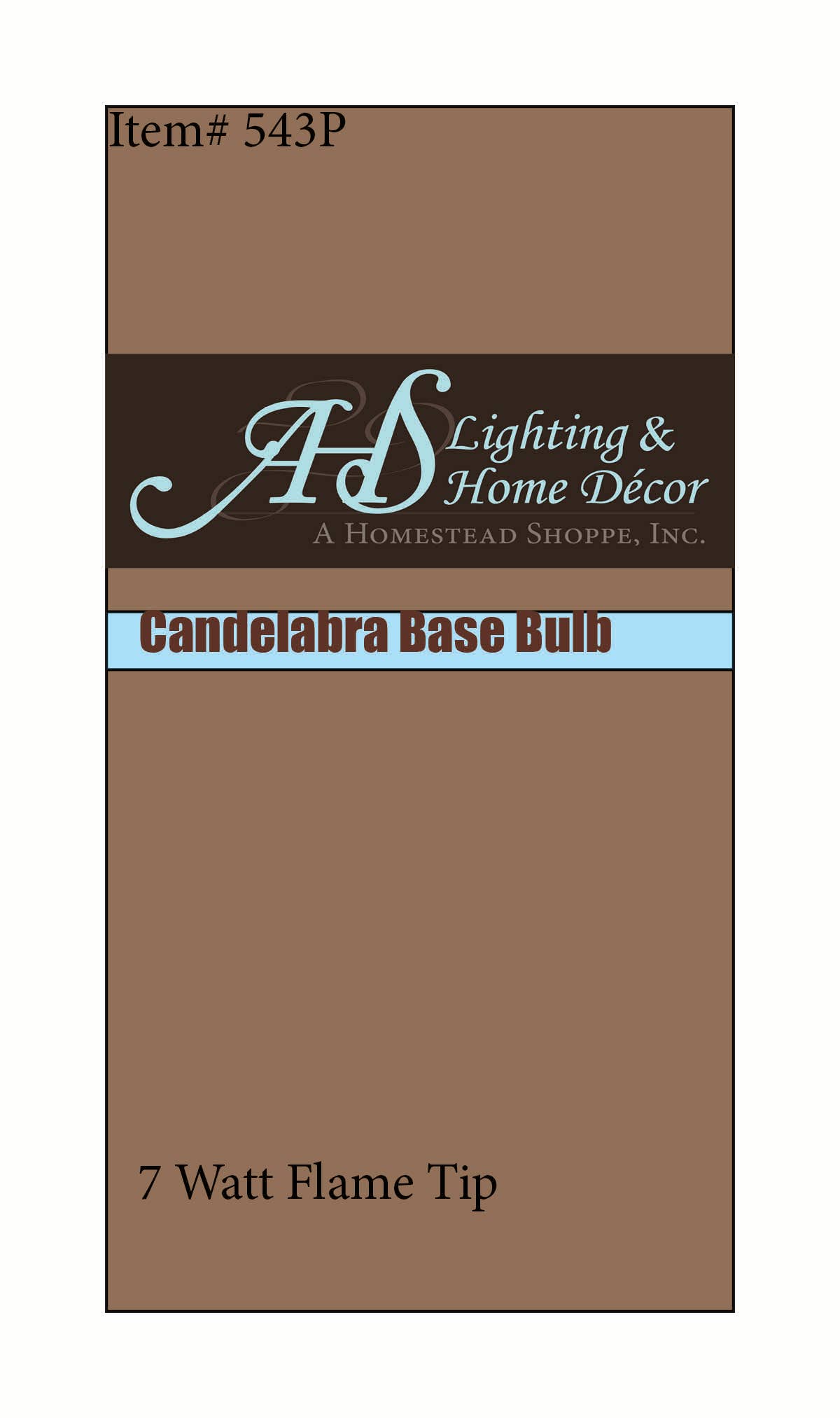 AHS Lighting - Vente Ampoule/spot - Ampoules - Pointe flamme - Transparentes 7 Watt2