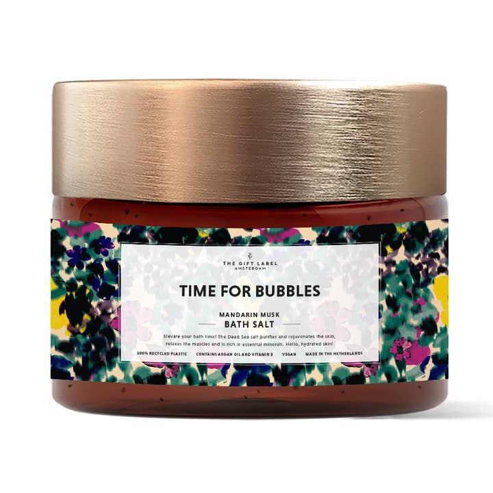 BATH SALT 300GR - TIME FOR BUBBLES FW25 for wholesale by The Gift Label