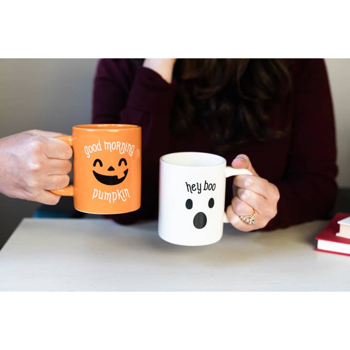 Pearhead - Wholesale Coffee Mug - Pumpkin & Ghost Halloween Mugs, Set of 23