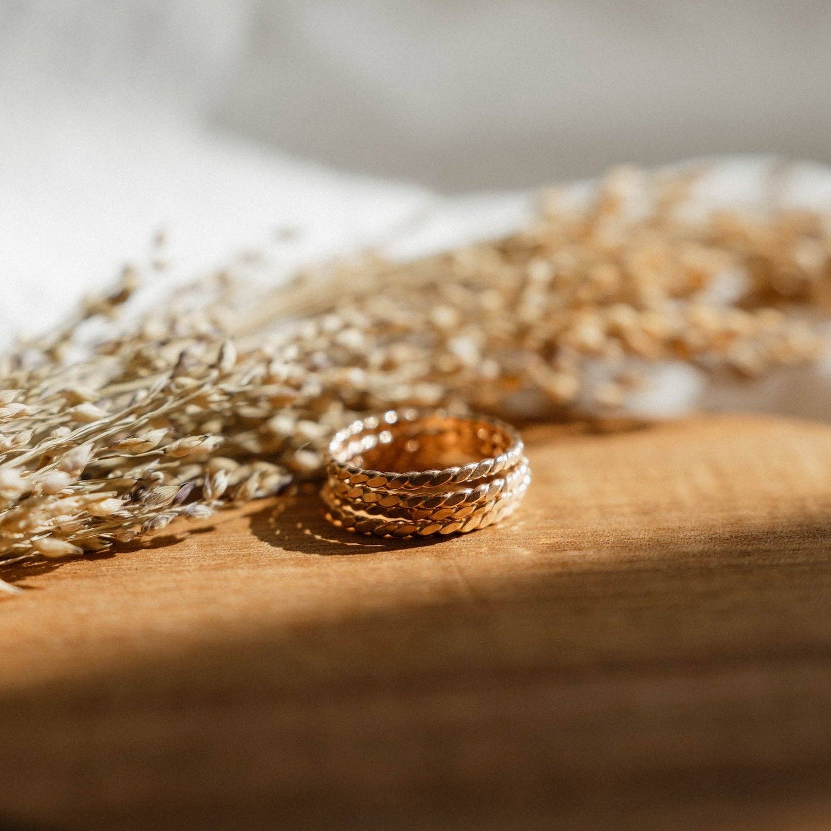 Barberry & Lace Handmade Jewelry - Wholesale Band/Stacked Ring - Baguette Twisted Stacking Ring1