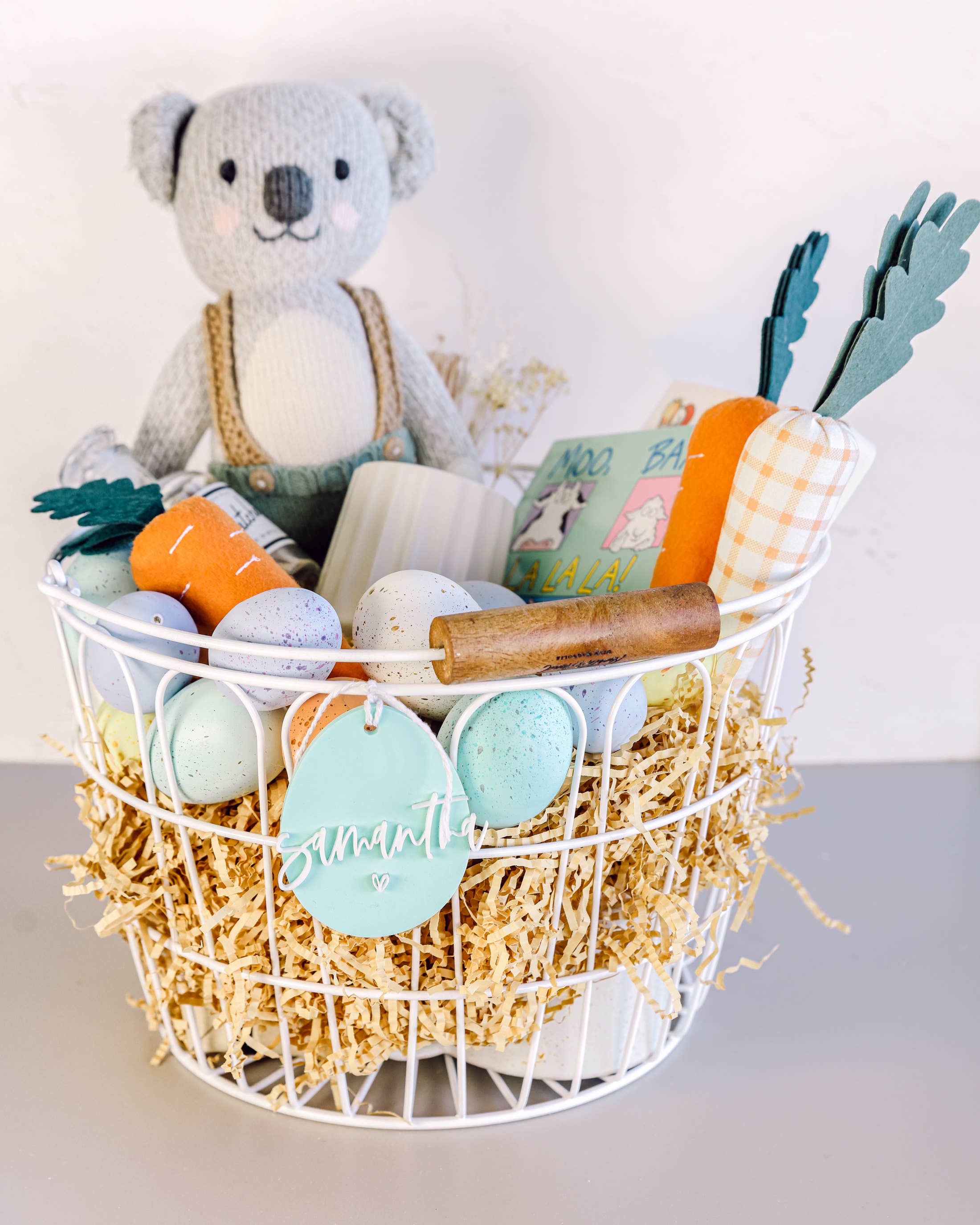 The Cotton & Canvas Co. - Wholesale Gift Tag - Personalized Name Easter Gift Basket Gift Tag2