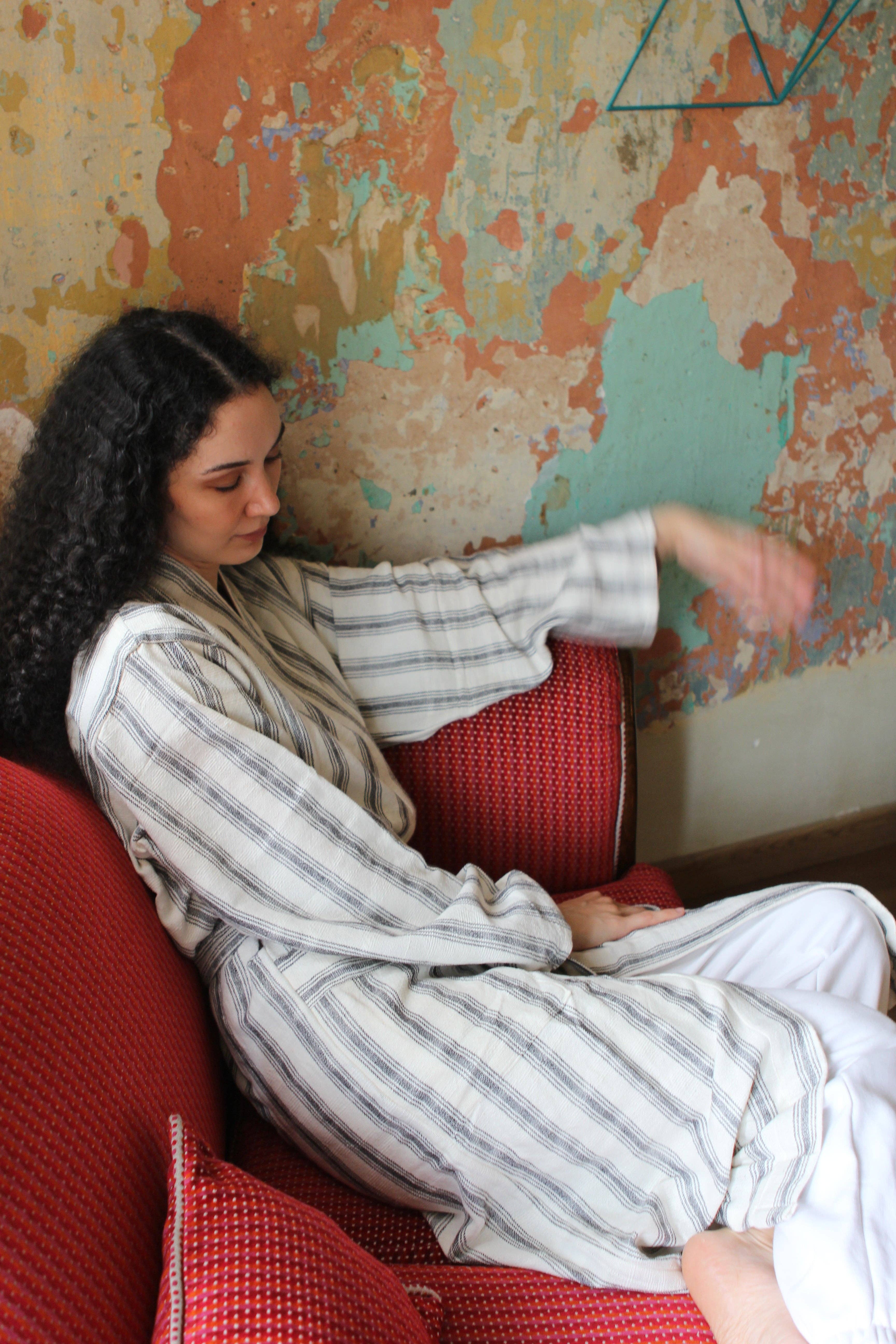 Eastern Woven - Vente Peignoir – unisexe - Titus Robe6