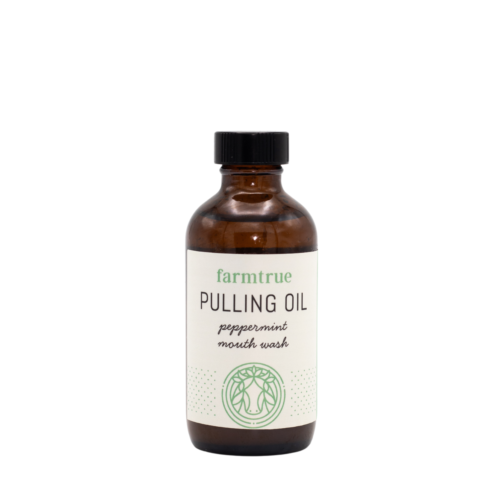 Farmtrue - Vente Bains de bouche - Huile de traction ayurvédique : Bain de bouche à la menthe poivrée Happy Mouth3