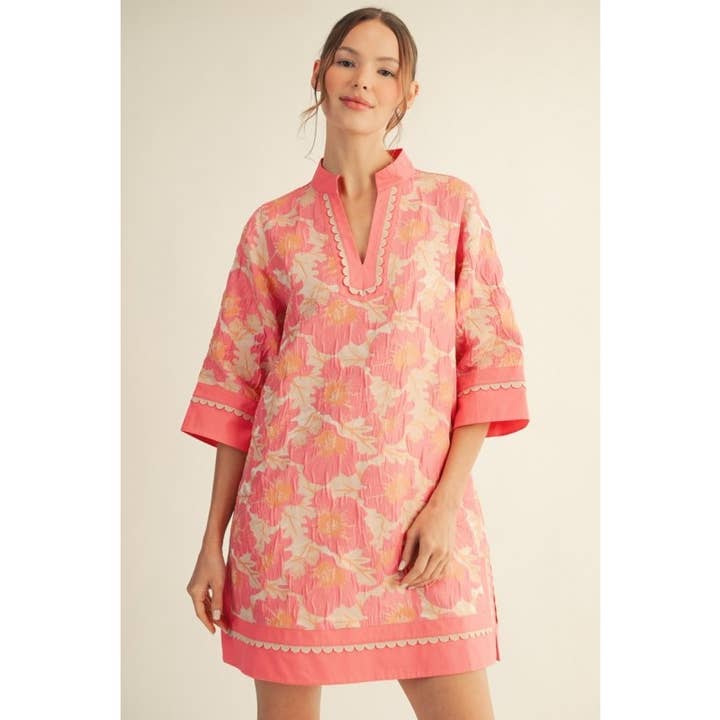 NUEVO Vestido de Jacquard Floral para venta al por mayor de STYLE USA