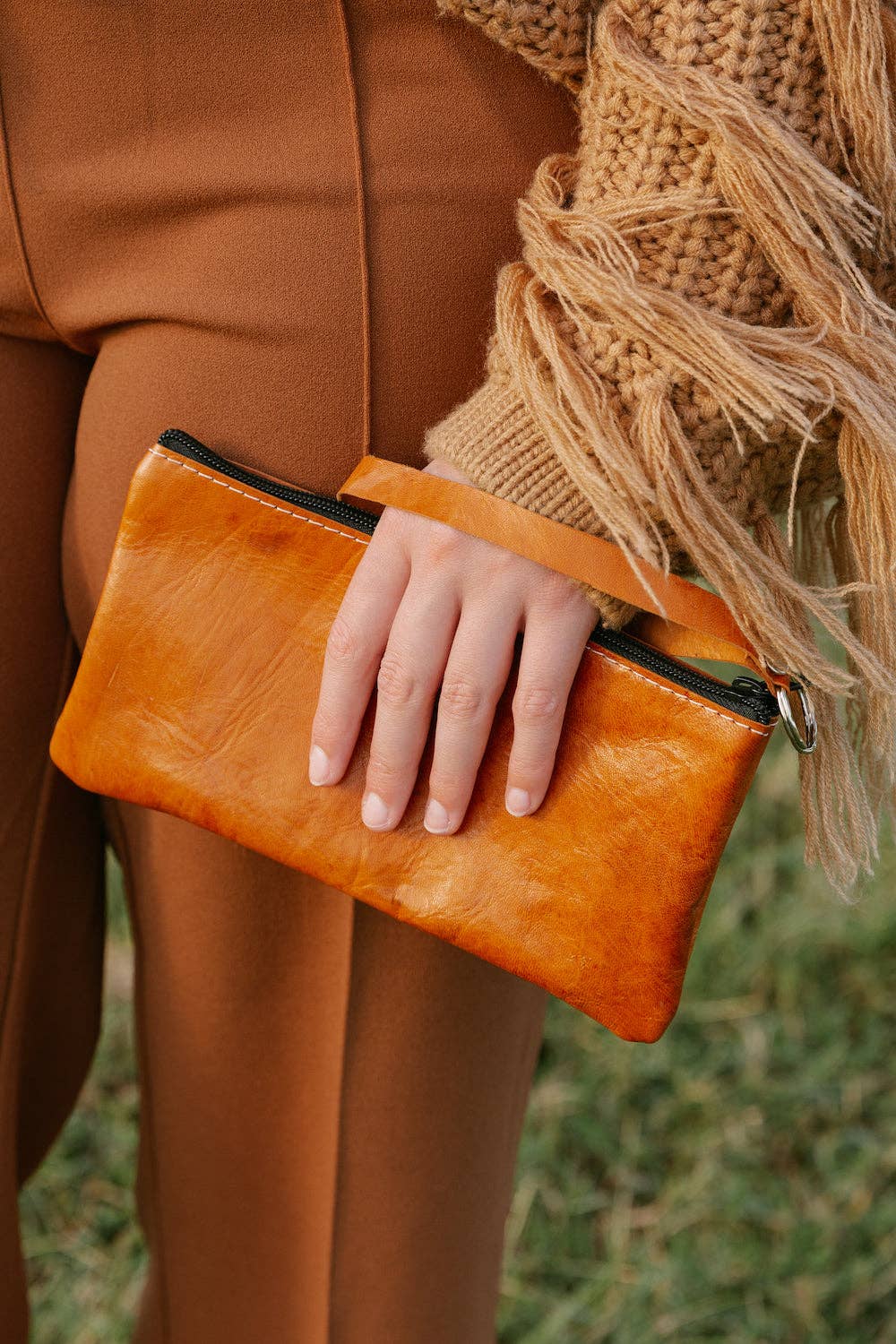 2nd Story Goods + Haiti Design Co - Wholesale Pouch - Women's - Leather Pouch0