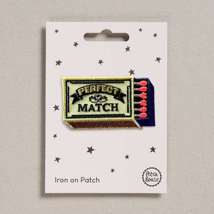 Iron on Patch (Pack of 6) - Matchbox for wholesale by Petra Boase Ltd (US Duties Paid)