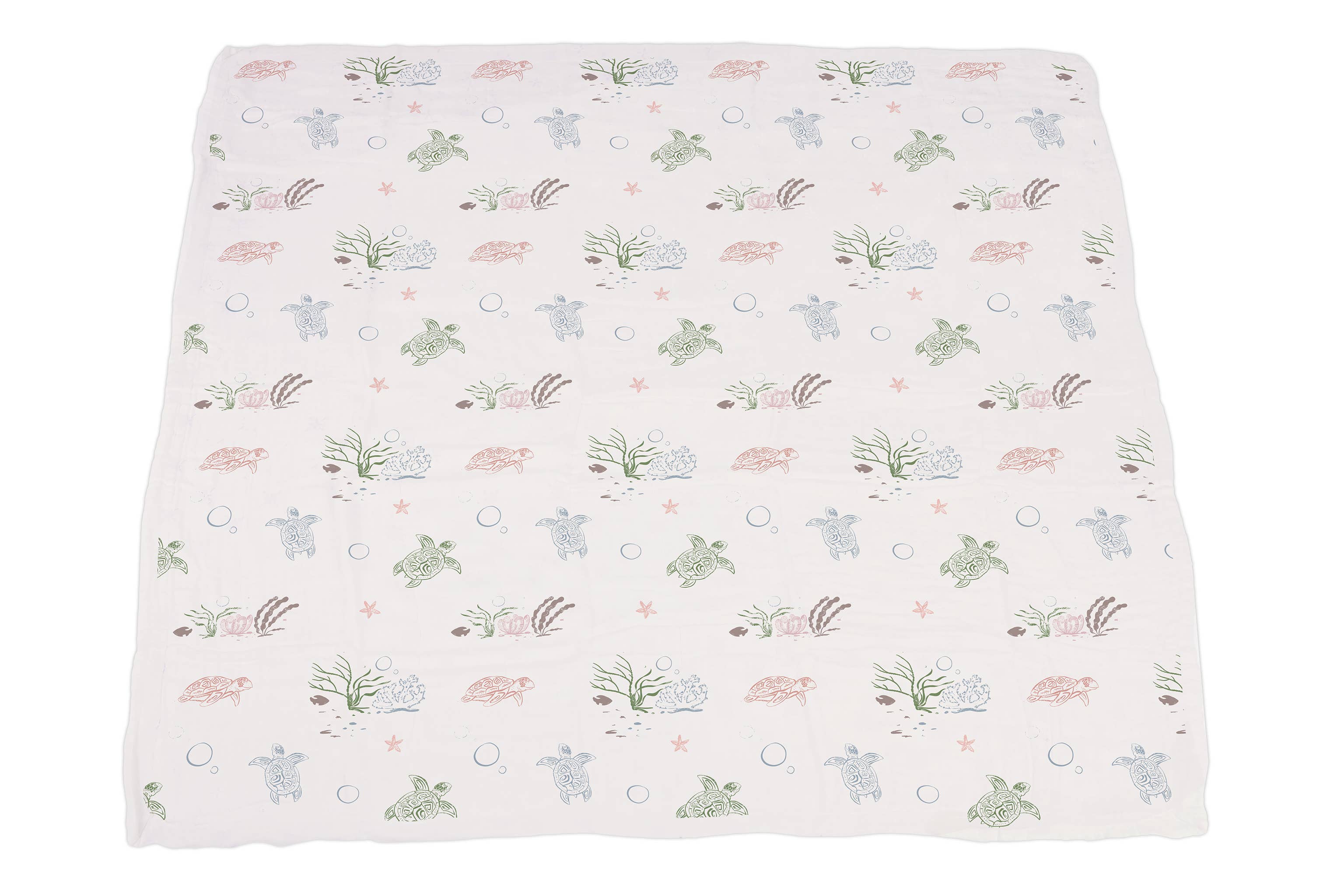 Newcastle Classics - Wholesale Bedding Blanket - Kids & Baby - Turtles and Water Lily Newcastle Blanket5