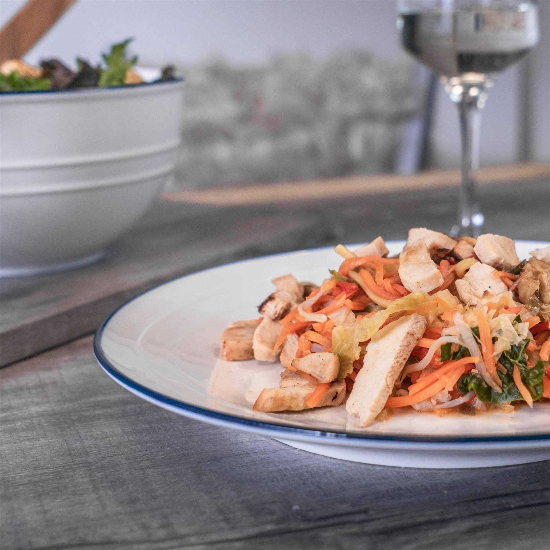 Rinkit Ltd - Wholesale Dinner Plate - Nicola Spring Farmhouse Dinner Plate - 26cm (10")4