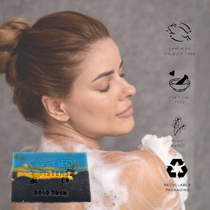 Spinster Sisters Co. / Old Salt Grooming Supply - Wholesale Bar Soap - Colorado-Inspired Naked Bar Soap: Shea Butter Plant-Based7