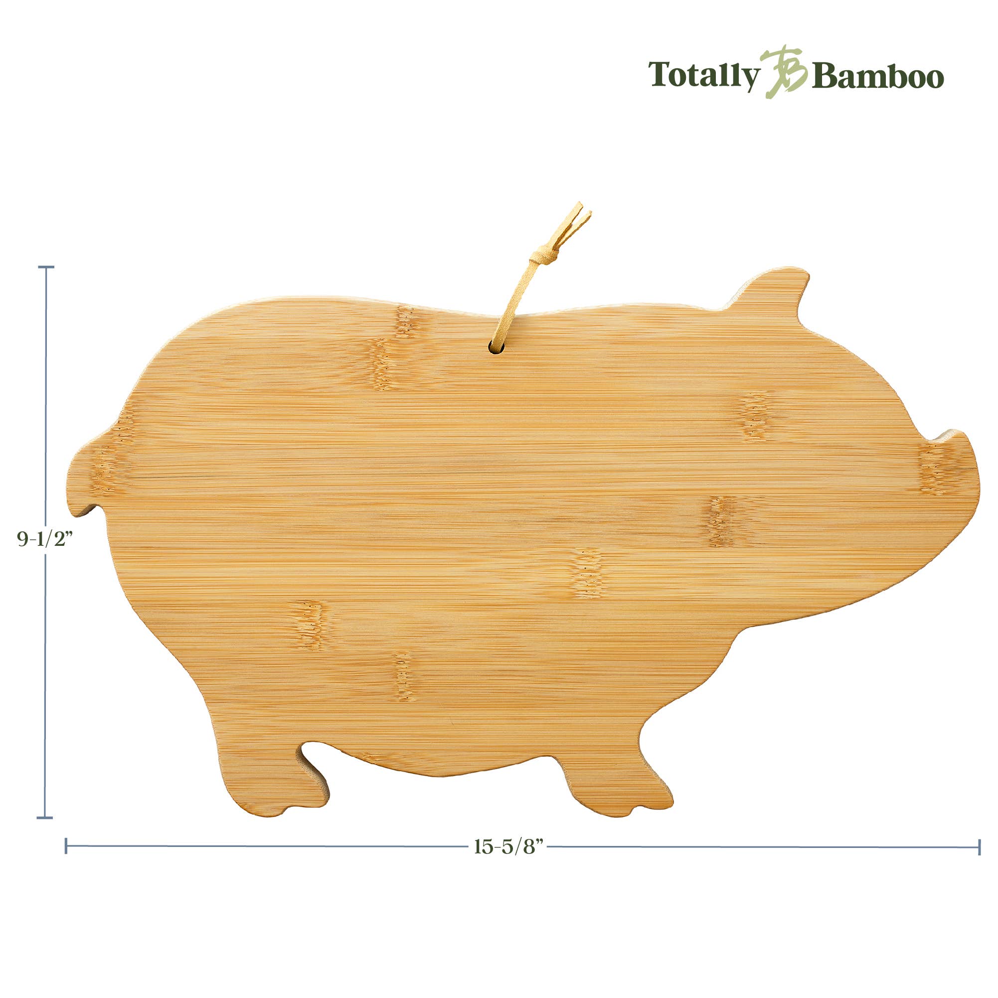 Totally Bamboo - Wholesale Cutting Board - Pig Shaped Cutting Board & Charcuterie Serving Board6