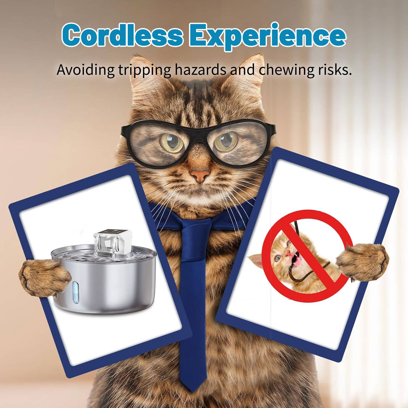 Liffy - Wholesale Pet Bowl - Cat/Dog - Smart Stainless Steel Pet Water Fountain for Cats and Dogs5