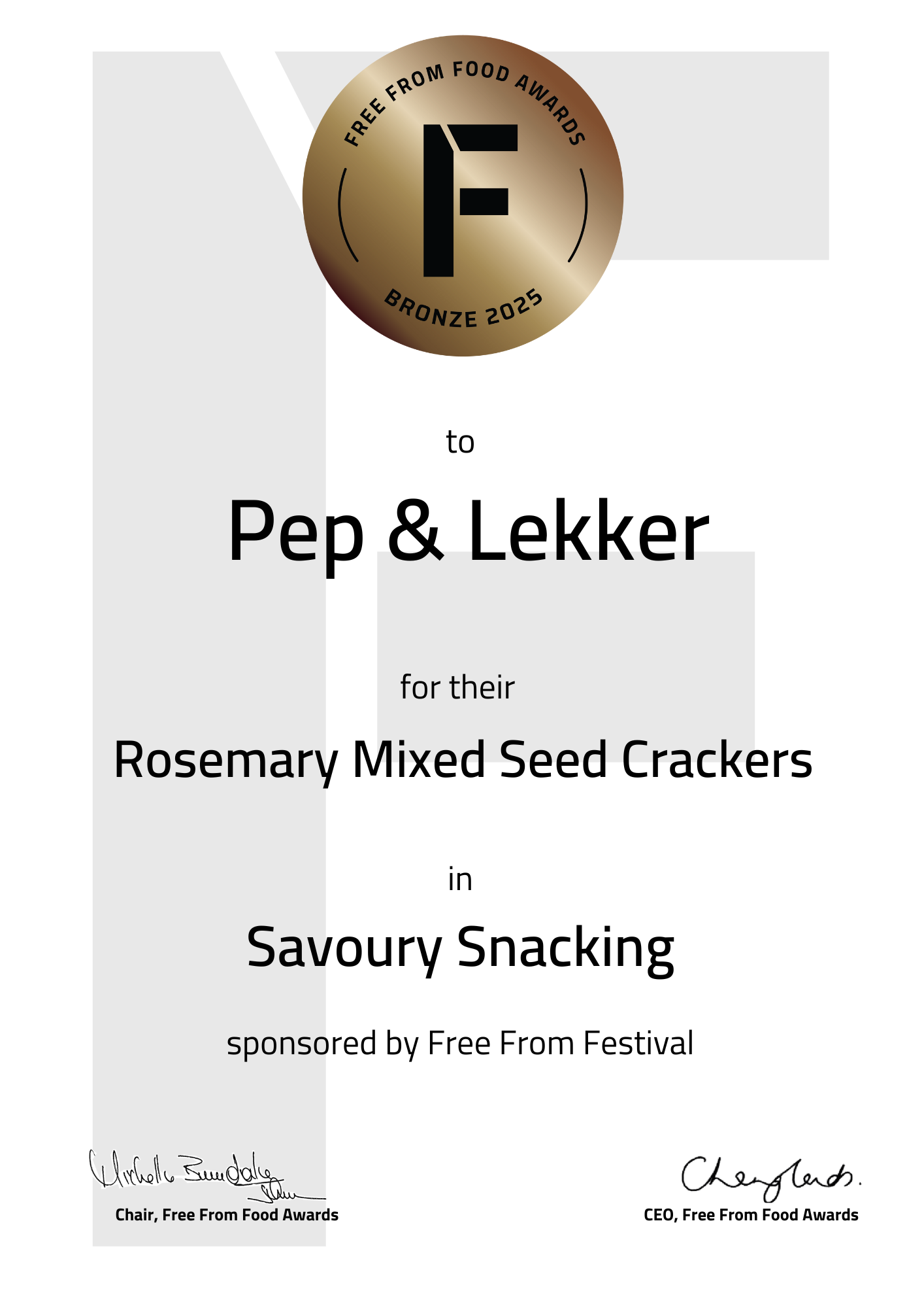 Pep & Lekker - Wholesale Crackers - Healthy Rosemary Gluten Free Seed Crackers (110g) (x8) 4