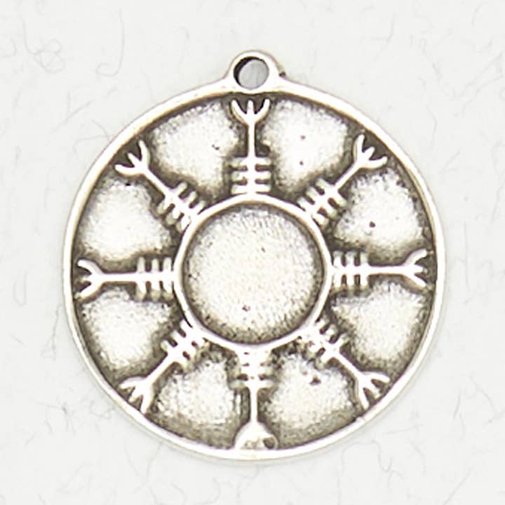 Nirvana LLC - Vendita all'ingrosso Ciondolo/pendente - Collana con Ciondolo in Peltro Amuleto Talismano - Runa dell'Attrazione0