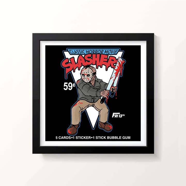 Harebrained! - Wholesale Art Print - Classic Horror Movie Slasher 9x9 Prints4