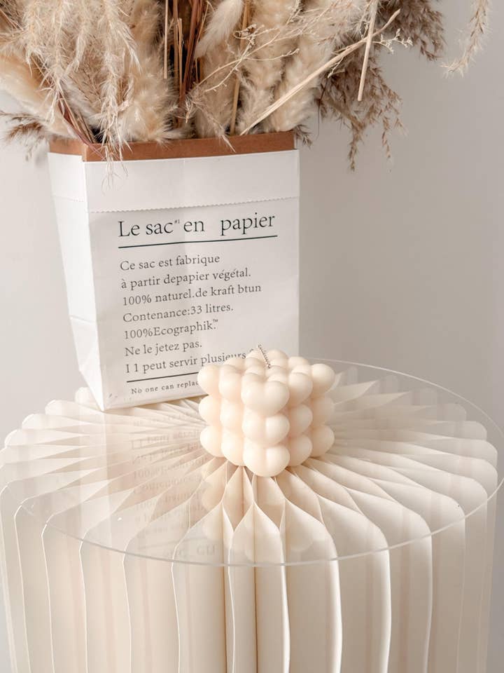 Geurende Harten Kubus Sojakaars voor wholesale door The lines studio