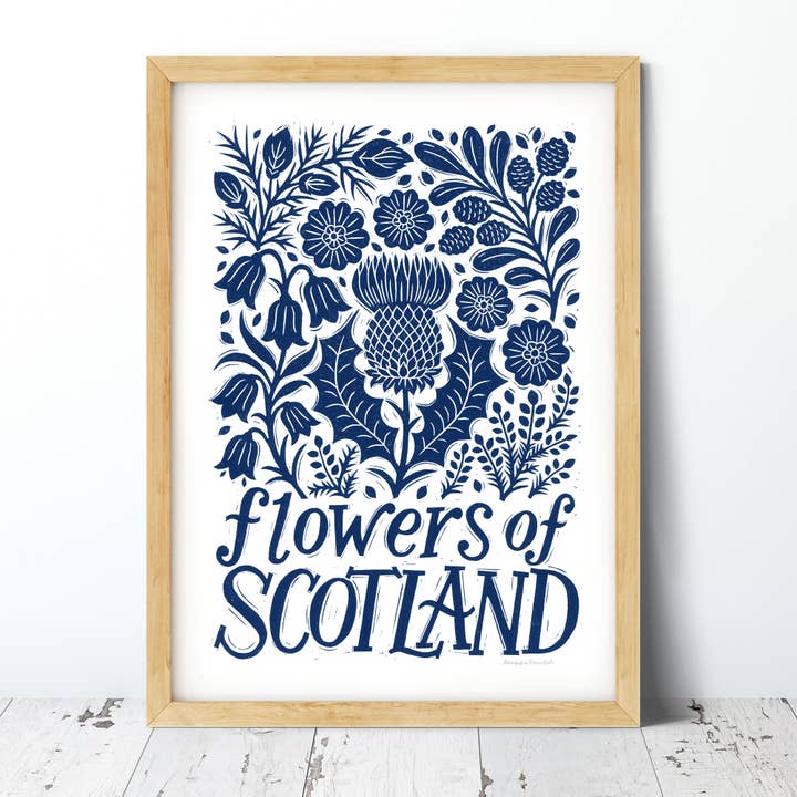 Alexandra Snowdon – wholesale Art print – Flowers of Scotland Print5